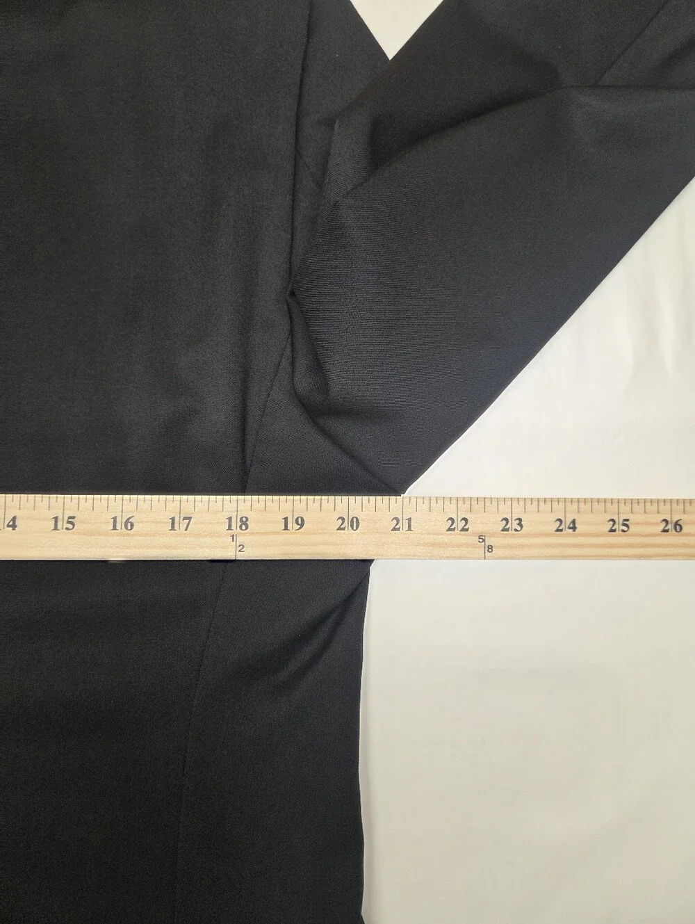 Brooks Brothers 1818 Fitzgerald Suit Mens 41R 35W Black Full Canvas Wool USA